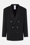 Magliano Double-breasted Blazer In Black