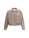 Magliano Cropped Jacket With Woven Elastic In Multi