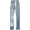 Magliano Blue Unregular Jeans In Blue