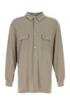 Magliano Khaki Stretch Polyester Vendemmia Shirt In Neutral