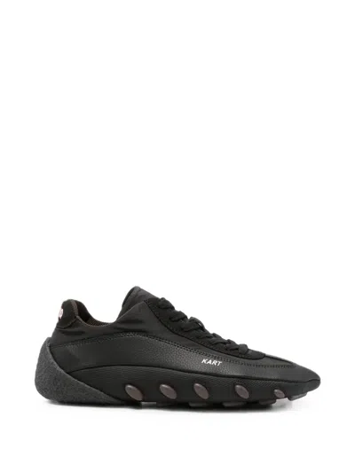 Magliano Lace-up Sneakers In Black