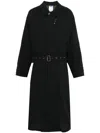 Magliano Black La Sapienza Coat In Black