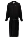 Magliano Black La Sapienza Coat In Black