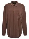 Magliano Stretch Cupro Liquid Shirt With Chest Pocket