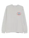 Magliano Logo-motif Long-sleeve Sweatshirt In White