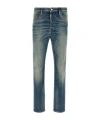 Magliano Logo Patch Jeans In Blue