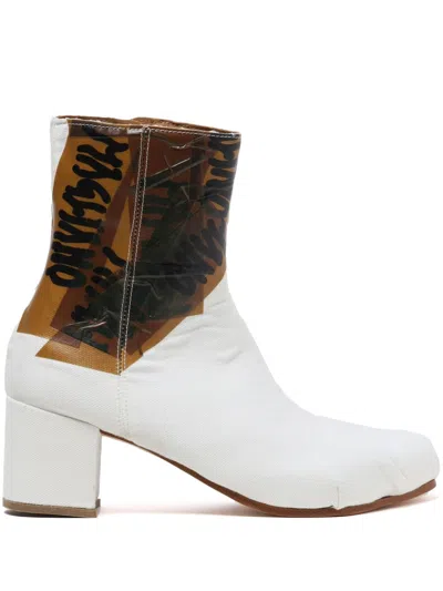 Magliano Logo-print Boots In White