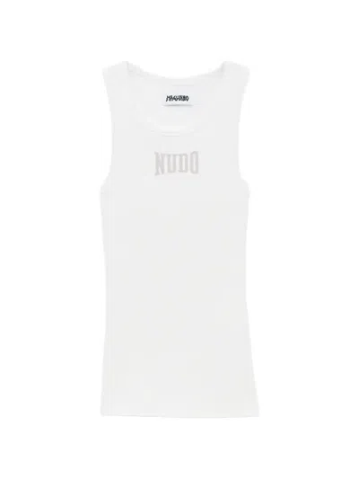 Magliano Logo-lettering Vest In Metallic