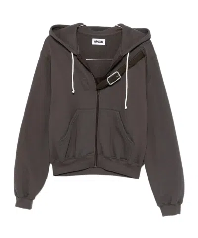 Magliano Long-sleeved Sweatshirt In Brown