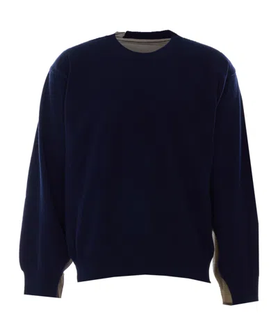 Magliano Long-sleeved Sweater In Blue
