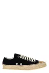 Magliano Braided-sole Canvas Sneakers In Black