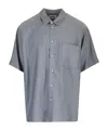 Magliano Man Shirt Slate Blue Size L Lyocell In Gray