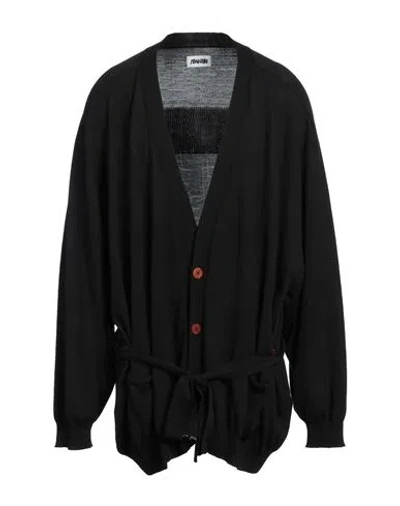 Magliano Man Cardigan Black Size L Wool In Black