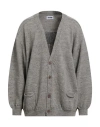 Magliano Man Cardigan Grey Size S Wool In Gray