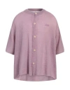 Magliano Man Cardigan Lilac Size Xl Mohair Wool, Polyamide, Wool In Purple