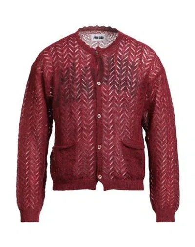Magliano Man Cardigan Red Size S Mohair Wool, Polyamide, Wool