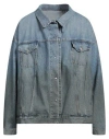 Magliano Man Denim Outerwear Blue Size S Cotton In Blue