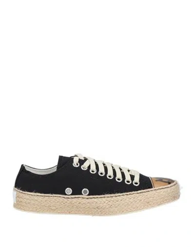 Magliano Man Espadrilles Black Size 9 Textile Fibers