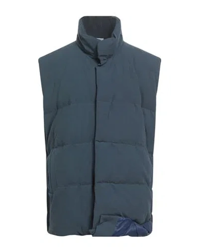 Magliano Man Puffer Slate Blue Size Xl Cotton, Polyamide In Gray