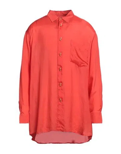 Magliano Man Shirt Red Size M Cupro