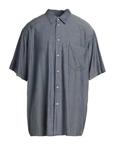 Magliano Man Shirt Slate Blue Size M Lyocell