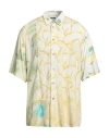 Magliano Man Shirt Yellow Size M Viscose In Yellow