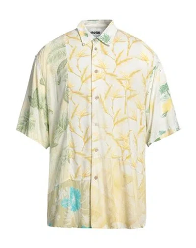 Magliano Man Shirt Yellow Size M Viscose