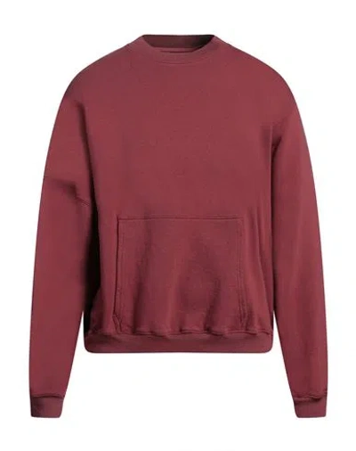 Magliano Man Sweatshirt Burgundy Size Xl Cotton, Elastane In Red