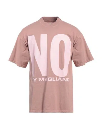 Magliano Man T-shirt Light Brown Size Xxl Cotton, Elastane In Beige
