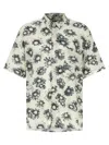 Magliano Matrix Print Viscose Bowling Shirt In Multicolor