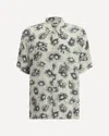 Magliano Matrix Print Viscose Bowling Shirt