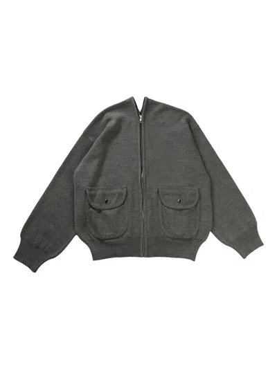 MAGLIANO MÉLANGE-EFFECT BOMBER JACKET