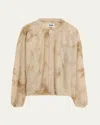 Magliano Men's Dusty Cardigan With Swarovski Accents In Brown