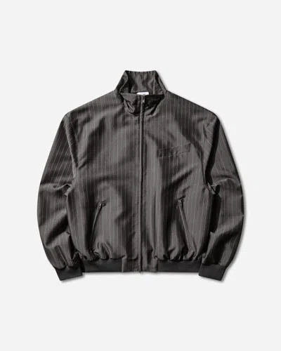 Magliano Men S Coach Tracksuit Jacket Pinstripe Melange In Black