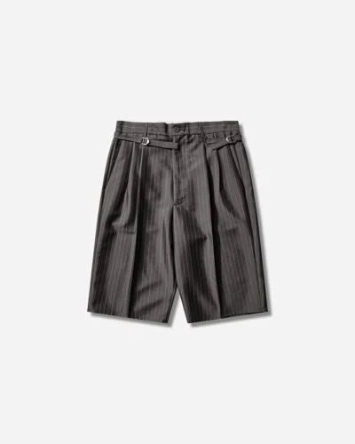 Magliano Men S Darkettone Regolatore Shorts Pinstripe Melange In Blue