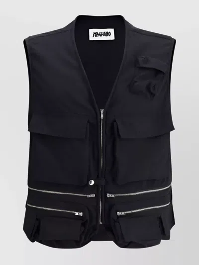 Magliano Modern Cargo Vest For Urban Look In Black