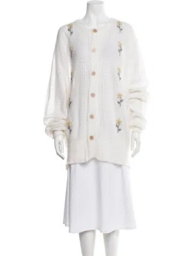 Pre-owned Magliano Mohair Crew Neck Sweater