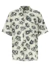 Magliano Matrix Print Viscose Bowling Shirt In Multicolor