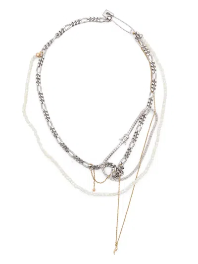 Magliano New Mess Of A Necklace In Silver