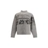 Magliano Norwegian Drunk Mock-neck Sweater In Gray