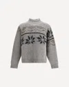 Magliano Norwegian Drunk Mock-neck Sweater In Gray