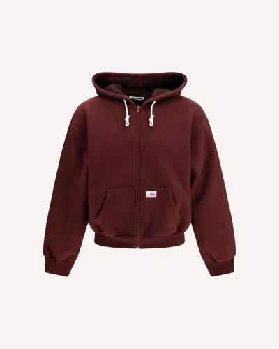 Magliano Nudo Hooded Sweater In Burgundy