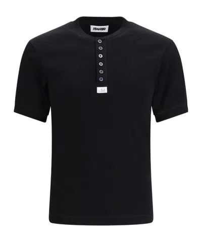Magliano Black Henley T-shirt