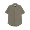Magliano Buttoned-fastening Short-sleeve Shirt In Green