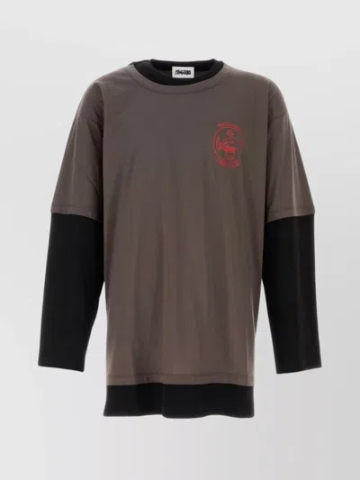 MAGLIANO OVERSIZE COTTON LAYERED GRAPHIC PRINT T-SHIRT