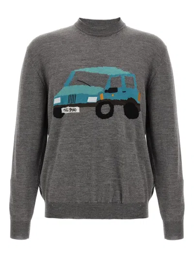 MAGLIANO PANDINO JACQUARD CREW NECK SWEATER