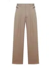 Magliano Tailored Trousers With Adjustable Waist In Neutral