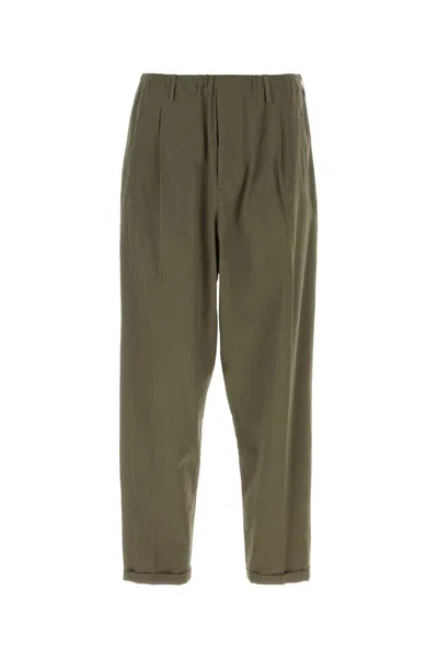 MAGLIANO PANTALONE IN COTONE VERDE MILITARE UOMO