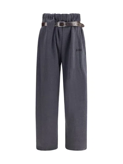 Magliano Heavy Jersey Pants In Blue