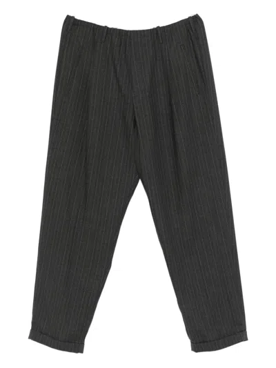 Magliano Pinstripe Trousers In Gray